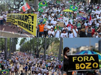Atos contra Bolsonaro aconteceram em 17 capitais