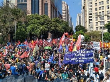 Manifestações pelo país denunciam governo da morte e da fome e exigem “fora Bolsonaro”