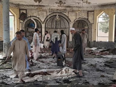 Explosão em mesquita no Afeganistão mata 46 e deixa 143 feridos