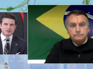 Bolsonaro abandona entrevista ao vivo ao ser questionado sobre “rachadinha”