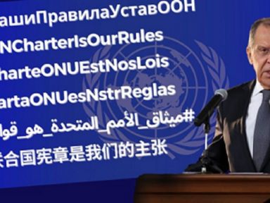 Rússia lança campanha mundial: “#nossas regras são a Carta da ONU”