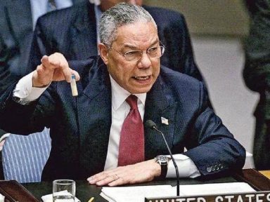 Criminoso de guerra Colin Powell morre de Covid aos 84 anos