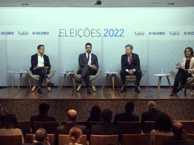 Debate: Doria, Leite e Virgílio se unem contra Bolsonaro e defendem a democracia
