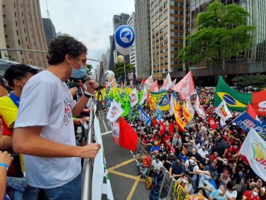 Lucca Gidra, da UMES-SP: “atos contra Bolsonaro se ampliarão cada vez mais”