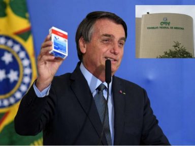 MPF abriu inquérito para apurar apoio do CFM ao charlatanismo de Bolsonaro