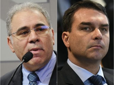 Flávio Bolsonaro e Queiroga são vaiados e ouvem “fora Bolsonaro” e “miliciano”