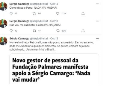 Juiz determina que Sérgio Camargo retire de redes sociais afrontas à Justiça