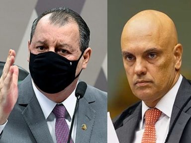 CPI pede a Alexandre de Moraes punição à fala criminosa de Bolsonaro ligando vacina à Aids