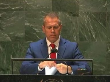 Embaixador israelense rasga, na ONU, relatório do Conselho de Direitos Humanos
