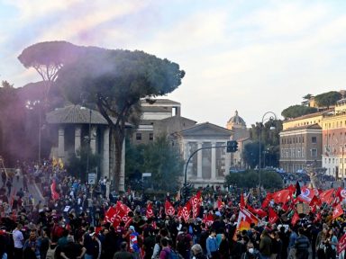 Manifestantes denunciam desigualdade e ataques ao meio ambiente durante o G20