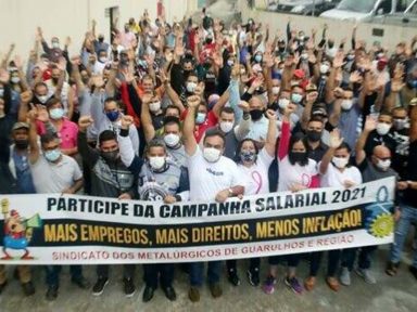 Metalúrgicos de São Paulo garantem reposição da inflação em campanha salarial