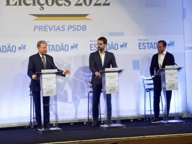 Debate entre os presidenciáveis do PSDB mostra unanimidade contra Bolsonaro