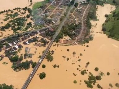 25 cidades do Sul da Bahia estão em situação de emergência após temporais