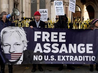 Veredicto de tribunal inglês pela extradição de Assange é “vergonhoso”, afirma a Rússia