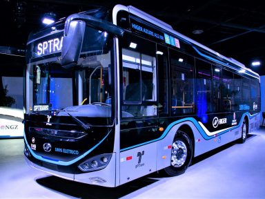 SPTrans e chinesa Higer Bus apresentam novos ônibus elétricos da cidade de São Paulo