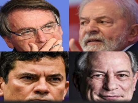 Pesquisa Quaest/Eleições: Lula tem 46%, Bolsonaro, 23%, Moro, 10% e Ciro, 5%