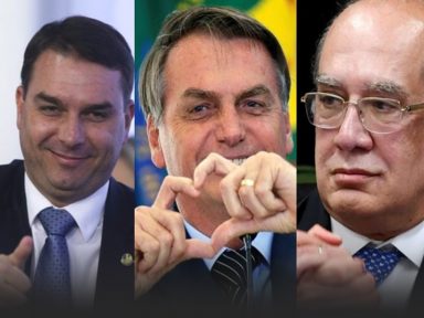 Com apoio de Gilmar, Bolsonaro acoberta lavagem e desvio milionário do “zero um”