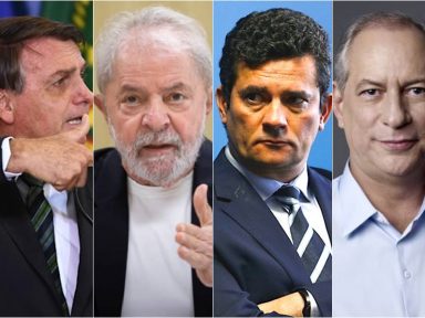 Quaest: Lula está com 45% e Bolsonaro, 23%; rejeição ao “mito” chega a 51%