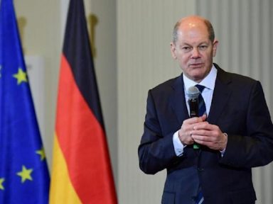 “O que queremos é a paz na Europa”, afirmou o premiê alemão Olaf Scholz