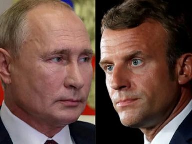 Putin e Macron debatem alternativas para  crise açulada por Biden na Ucrânia