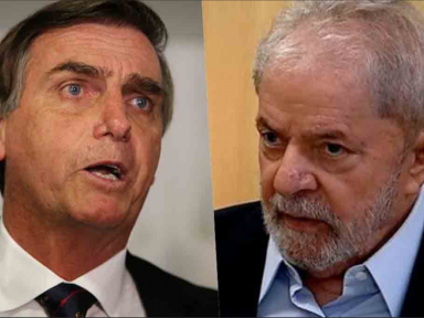 Lula mantém 10 pontos de frente e tem 55% dos votos válidos contra 45% de Bolsonaro