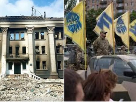 Explosão do teatro de Mariupol foi obra de ucranianos extremistas do Azov buscando intervenção da Otan?