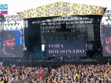 Protestos por ‘Fora Bolsonaro’ marcam festival Lollapalooza e ministro do TSE tenta censura
