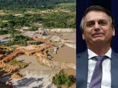 Bolsonaro usa conflito Rússia e Ucrânia para defender mineração em terras indígenas