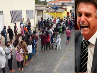 75% culpam Bolsonaro pela fome e a inflação