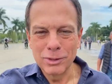 “Lula tem passado e eu o respeito; já Bolsonaro, não”, afirma Doria