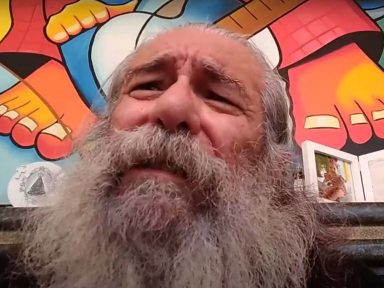 Ator Luiz Carlos Bahia pede apoio à cobertura jornalística do ComunicaSul na Colômbia