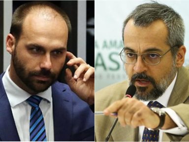 Weintraub para Eduardo Bolsonaro: “cedo ou tarde irei te encontrar e você não vai gostar”