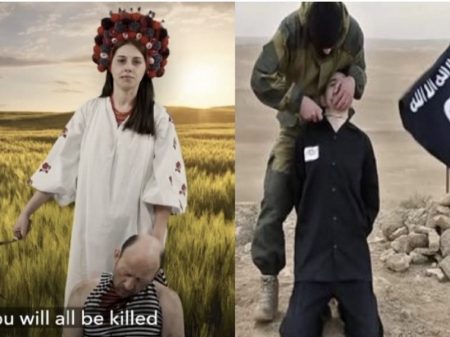 Nazistas ucranianos imitam Estado Islâmico e encenam decapitação de russo