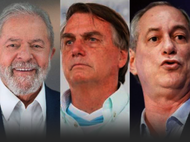 Lula está na frente com 48,3% dos votos válidos e Bolsonaro registra 39,7%, mostra CNT/MDA