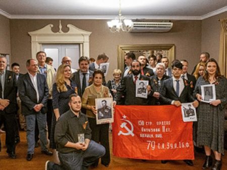 Cônsul da Rússia em SP celebra o Dia da Vitória e condena glorificação do nazismo na Ucrânia