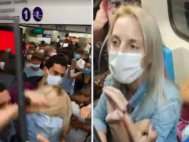 População se revolta com racista no Metrô-SP e manda agressora direto para delegacia