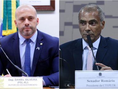 Aliados de Bolsonaro atacam Romário para favorecer candidatura de Daniel Silveira