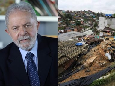 Lula se solidariza com vítimas das chuvas em PE e se coloca à disposição para ajudar