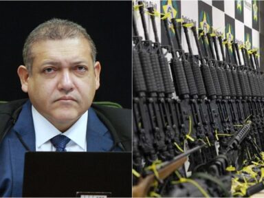 Kassio Nunes trava julgamento há 9 meses e país é invadido com 270 mil novas armas