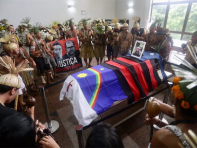Corpo do indigenista Bruno Pereira é velado em Pernambuco