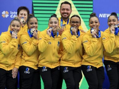 Equipe brasileira feminina vence EUA e é campeã do Pan-Americano de Ginástica Artística