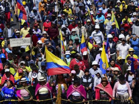 Equador comemora conquistas do levante após assinatura do “Ato pela Paz”