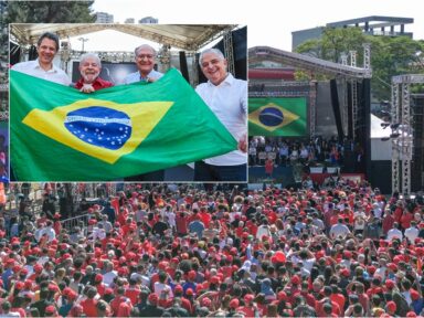 “Não ao teto de gastos; queremos fartura de emprego, de comida e aumento de salário”, diz Lula