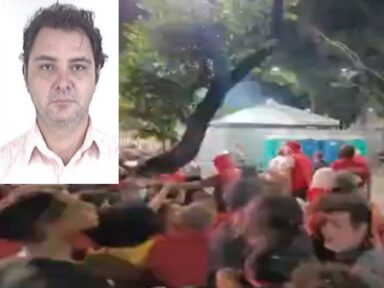 Polícia identifica bolsonarista que jogou bomba com fezes em ato de Lula no Rio