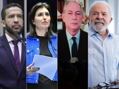 Lula, Ciro, Tebet e Janones repudiam ataque de Bolsonaro contra as eleições