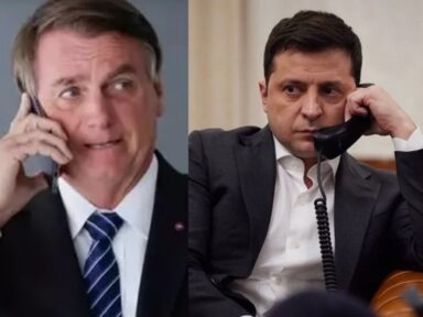 Zelensky só quis de Bolsonaro que Brasil participe das sanções contra a Rússia
