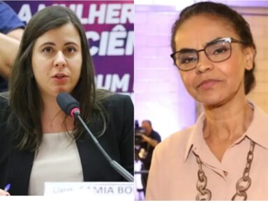Marina presta solidariedade à deputada Sâmia Bomfim após ameaça de morte
