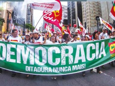 Centrais convocam trabalhadores para ato pela democracia neste 11 de Agosto