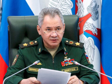 “Acabou o mundo unipolar”, afirma o ministro da Defesa russo, Sergei Shoigu