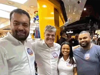 Filha de Fernandinho Beira-Mar faz campanha para Cláudio Castro no Rio de Janeiro